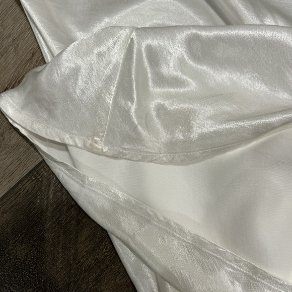 Enza Costa satin tank dress in cloud - Picture 7 of 9